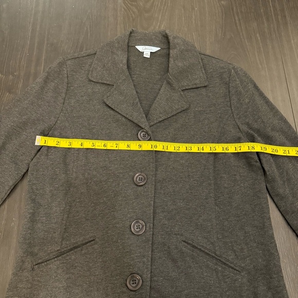 Jessica - 100% Cotton Grey Blazer - Picture 2 of 5